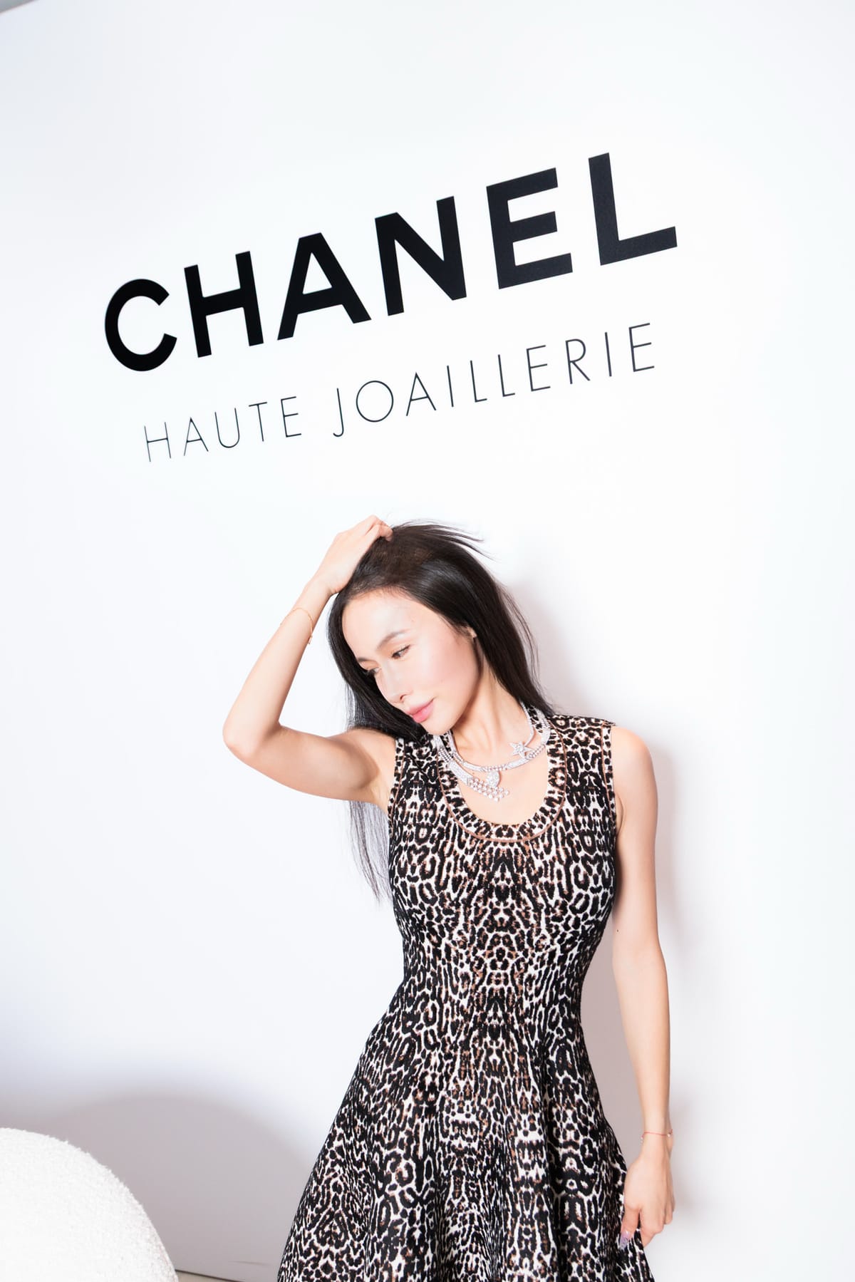 Chelsea Jiang wearing Chanel high jewelry